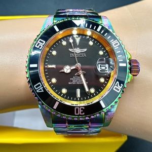 FIRM PRICE-Invicta Automatic iridescent Watch.